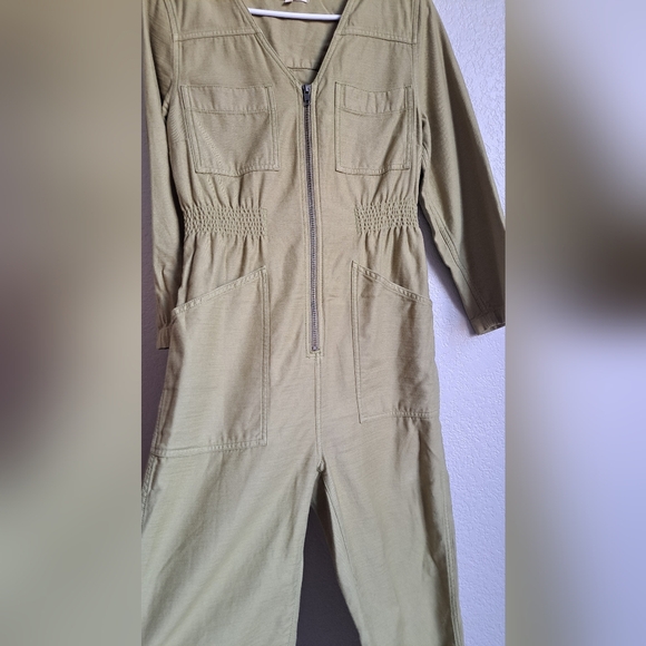 Madewell Green Patch Pocket Coverall Jumpsuit Size Small - Picture 7 of 13